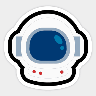 Astronaut Head Sticker